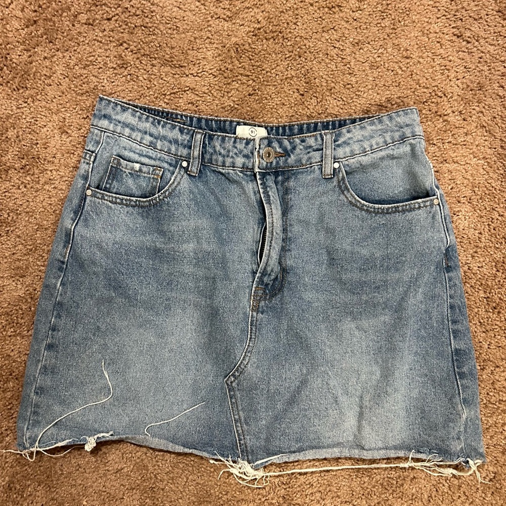 Cotton On size 10 denim skirt